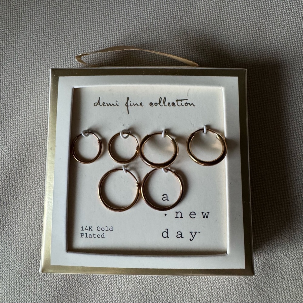 Gold Hoop earrings
